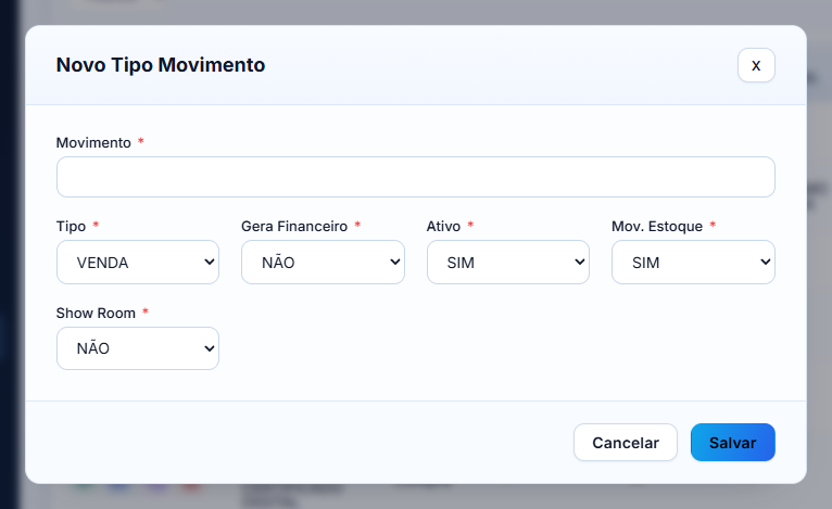 Novo tipo de movimento