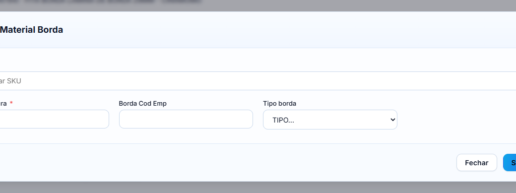 Novo Material Borda
